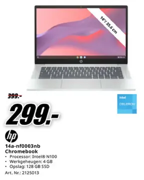 Aanbieding: 14a-nf0003nb Chromebook