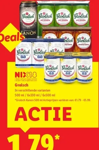 Aanbieding: Grolsch