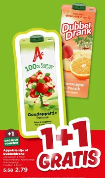 Aanbieding: Appelsientje of Dubbeldrank