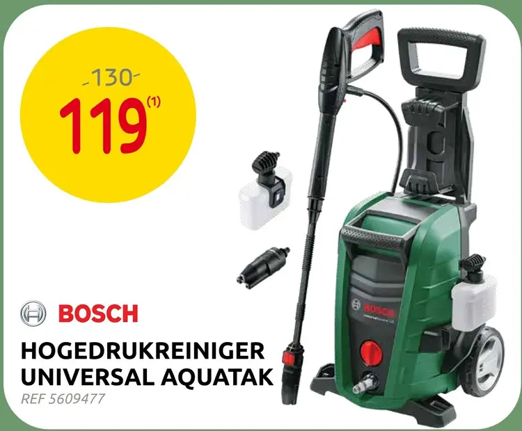 Promotie: Hogedrukreiniger universal aquatak