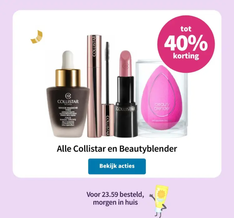 Aanbieding: Collistar en Beautyblender