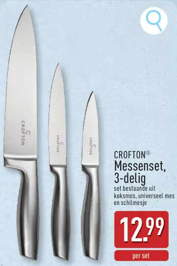 Promotie: Messenset, 3-delig