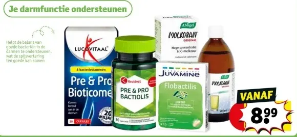Promotie: Pre & Pro Bioticome, Pre & Pro Bactolis, Molk