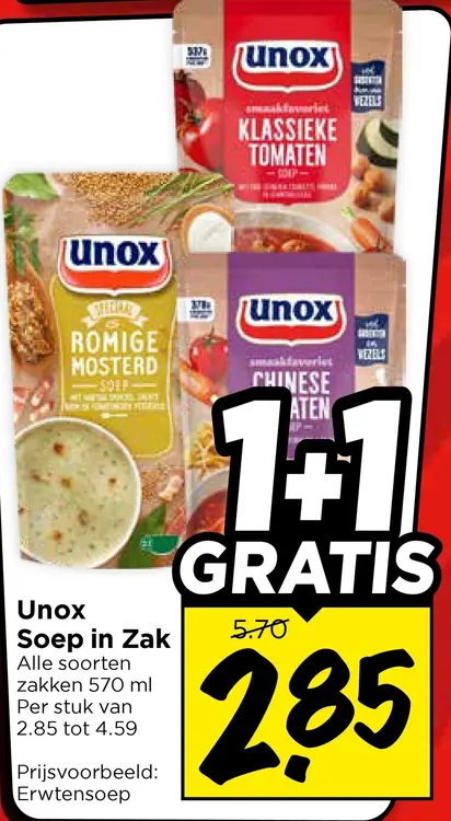 Aanbieding: Soep in Zak