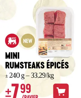 Offre: Mini rumsteaks épicés