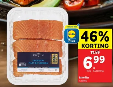 Aanbieding: Zalmfilet