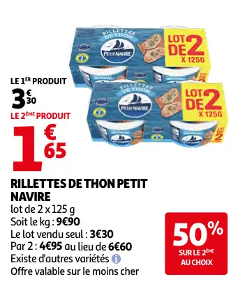 Offre: Rillettes de thon