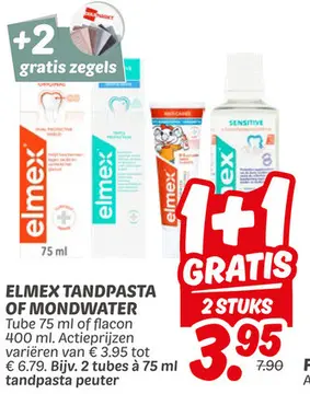 Aanbieding: Elmex tandpasta of mondwater