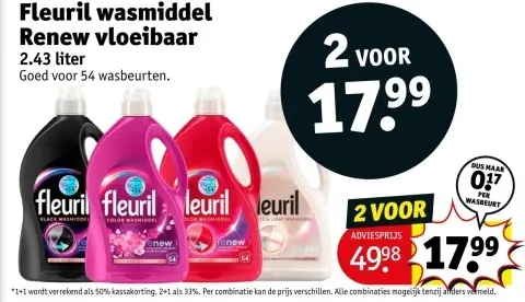 Aanbieding: wasmiddel Renew vloeibaar