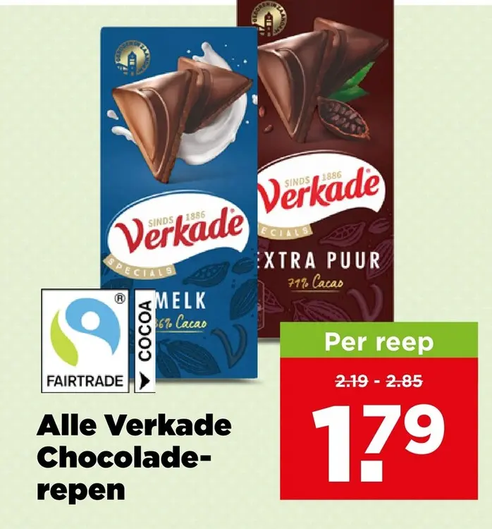 Aanbieding: Chocoladerepen