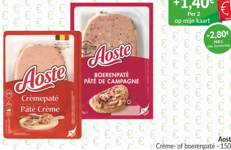 Promotie: Crème- of boerenpaté