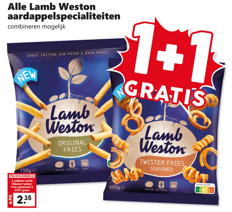 Aanbieding: Alle Lamb Weston aardappelspecialiteiten