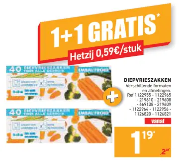 Aanbieding: Diepvrieszakken