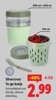 Aanbieding: To-go bakje