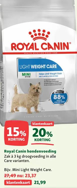 Aanbieding: Royal Canin hondenvoeding