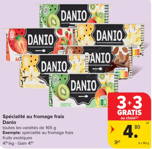 Offre: Spécialité au fromage frais
