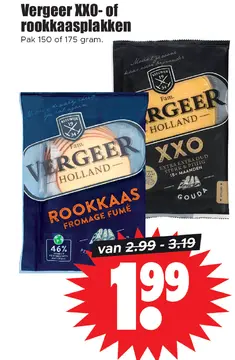 Aanbieding: Vergeer XXO- of rookkaasplakken