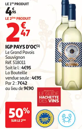 Offre: Le Grand Pavois Sauvignon