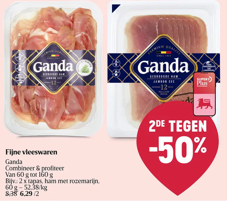 Promotie: Ganda Gedroogde Ham