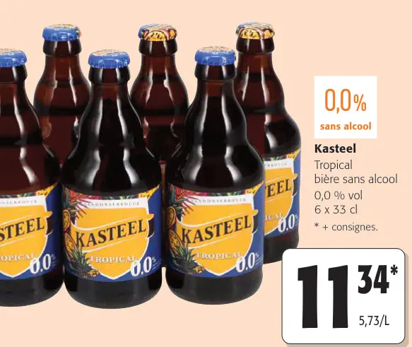 Offre: Kasteel Tropical bière sans alcool