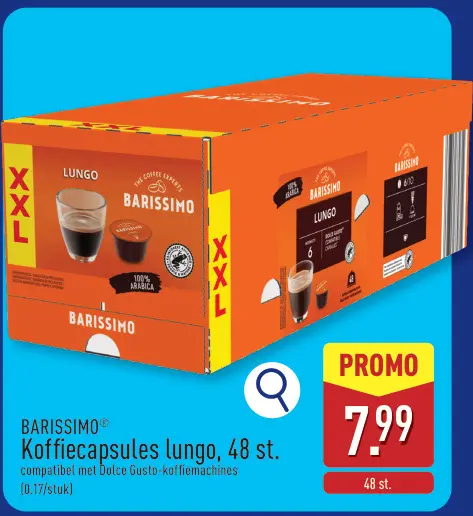 Promotie: Koffiecapsules lungo