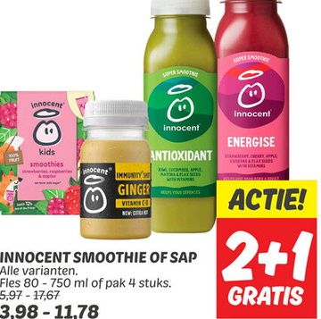 Aanbieding: INNOCENT SMOOTHIE OF SAP