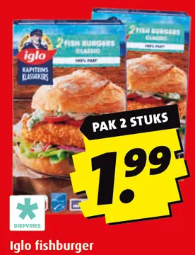 Aanbieding: Iglo fishburger