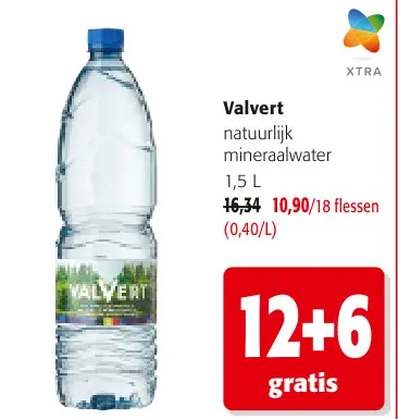 Promotie: Valvert natuurlijk mineraalwater