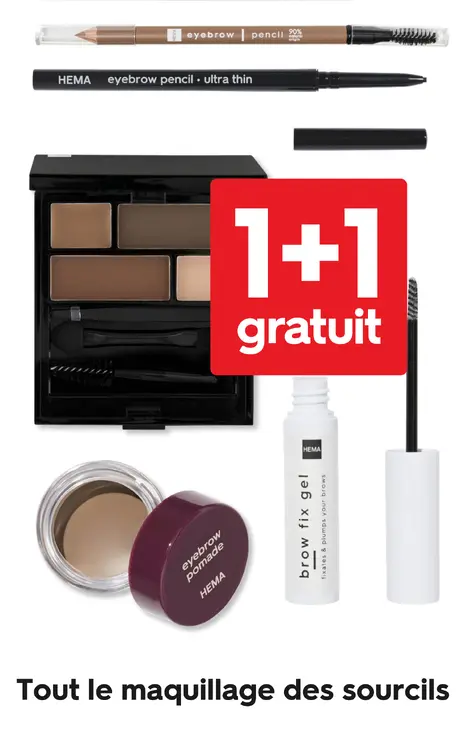 Offre: Tout le maquillage des sourcils