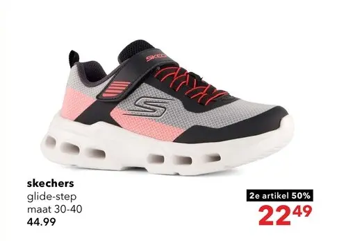 Aanbieding: Skechers Glide-Step Drift - Zorzox kinder sneakers zwart rood