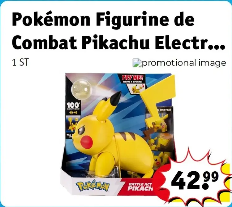 Offre: Figurine de Combat Pikachu