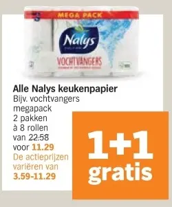 Aanbieding: Alle Nalys keukenpapier