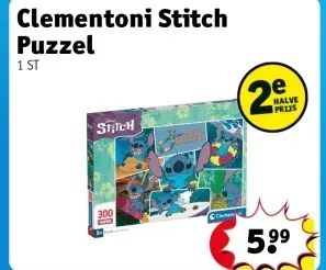 Aanbieding: Clementoni Stitch Puzzel