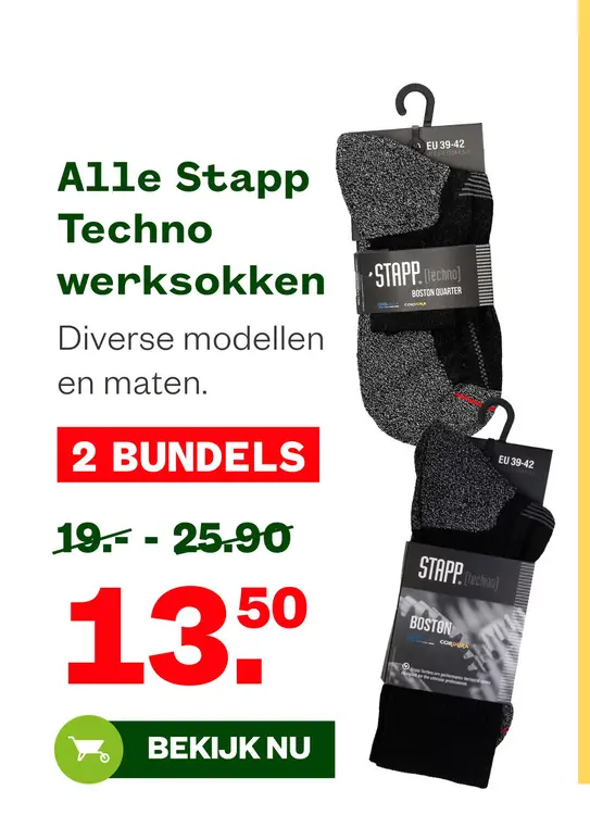 Aanbieding: Stapp Techno werksokken