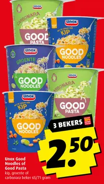 Aanbieding: Unox Good Noodles of Good Pasta