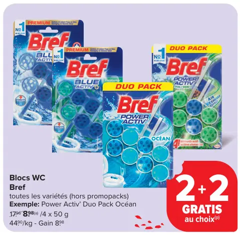 Offre: Blocs WC