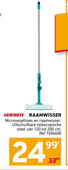 Promotie: Raamwisser