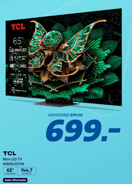 Aanbieding: Mini LED TV 65MQLED75K