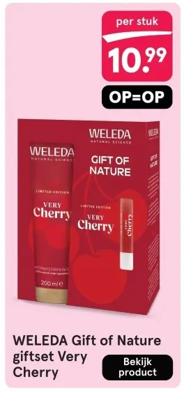 Aanbieding: Gift of Nature giftset Very Cherry
