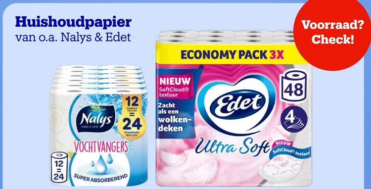 Promotie: Huishoudpapier