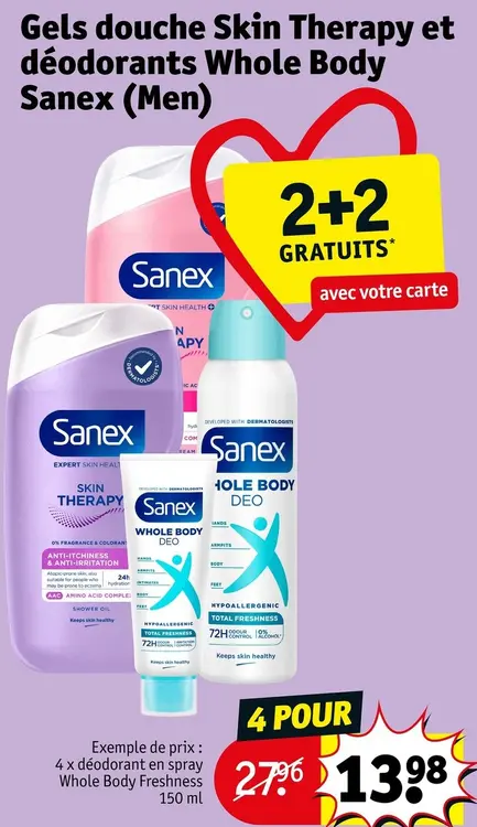 Offre: Gels douche Skin Therapy et déodorants Whole Body