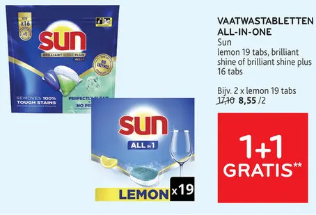 Promotie: Vaatwastabletten all-in-one