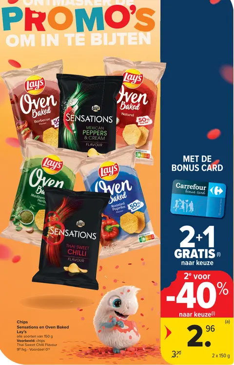 Promotie: Chips Sensations en Oven Baked