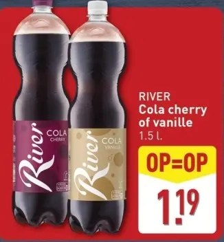 Aanbieding: Cola cherry of vanille
