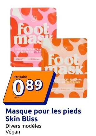 Offre: Masque pour les pieds