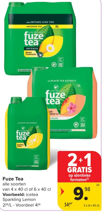 Promotie: Fuze Tea
