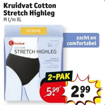 Aanbieding: Cotton Stretch Highleg