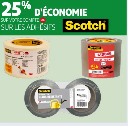 Promotie: Adhésifs Scotch