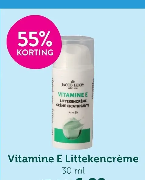 Promotie: Vitamine E Littekencrème