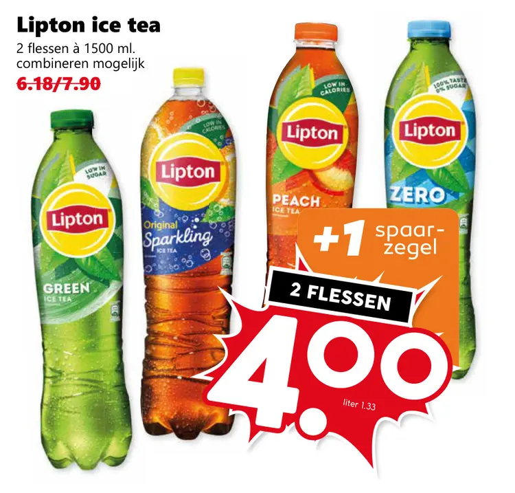 Aanbieding: Lipton ice tea
